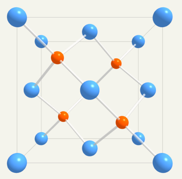 立方硫化锌晶胞